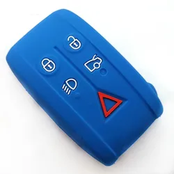 Remote Car Key Cover Case Smart Key Holder Shell Car Styling For Jaguar XF XFR XK XKR X-Type S-Type 5 Buttons Car Accessories