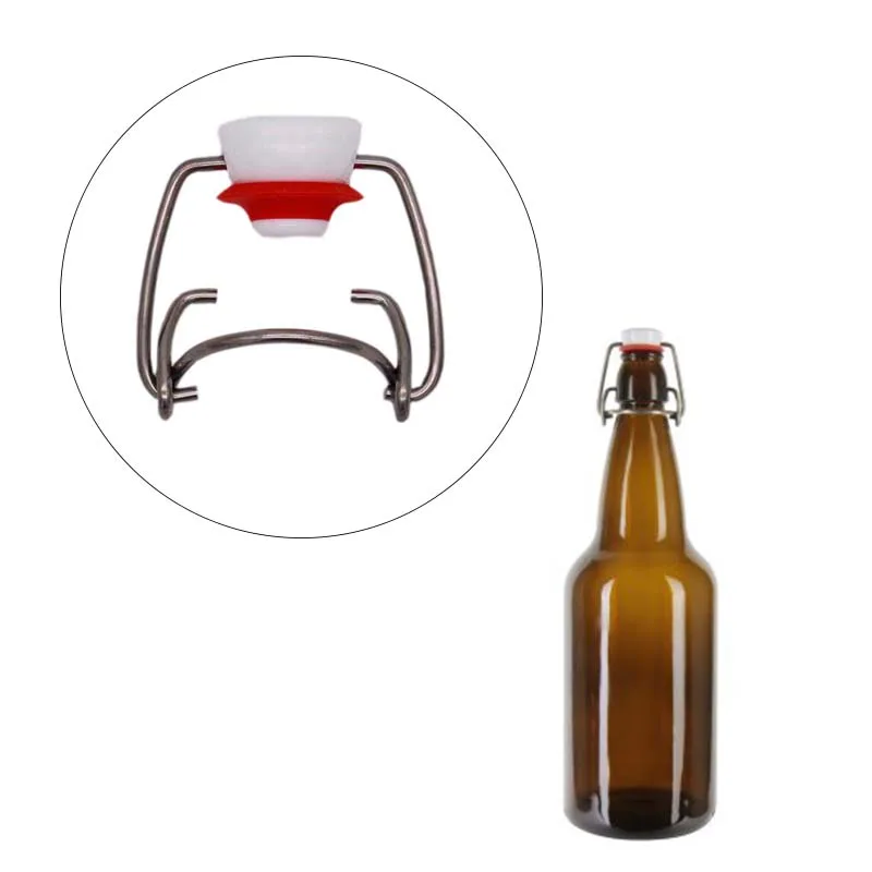 10 sztuk/partia wymiana EZ Cap Flip Top butelki piwa wymienne huśtawki Homebrew warzenie korki do wina