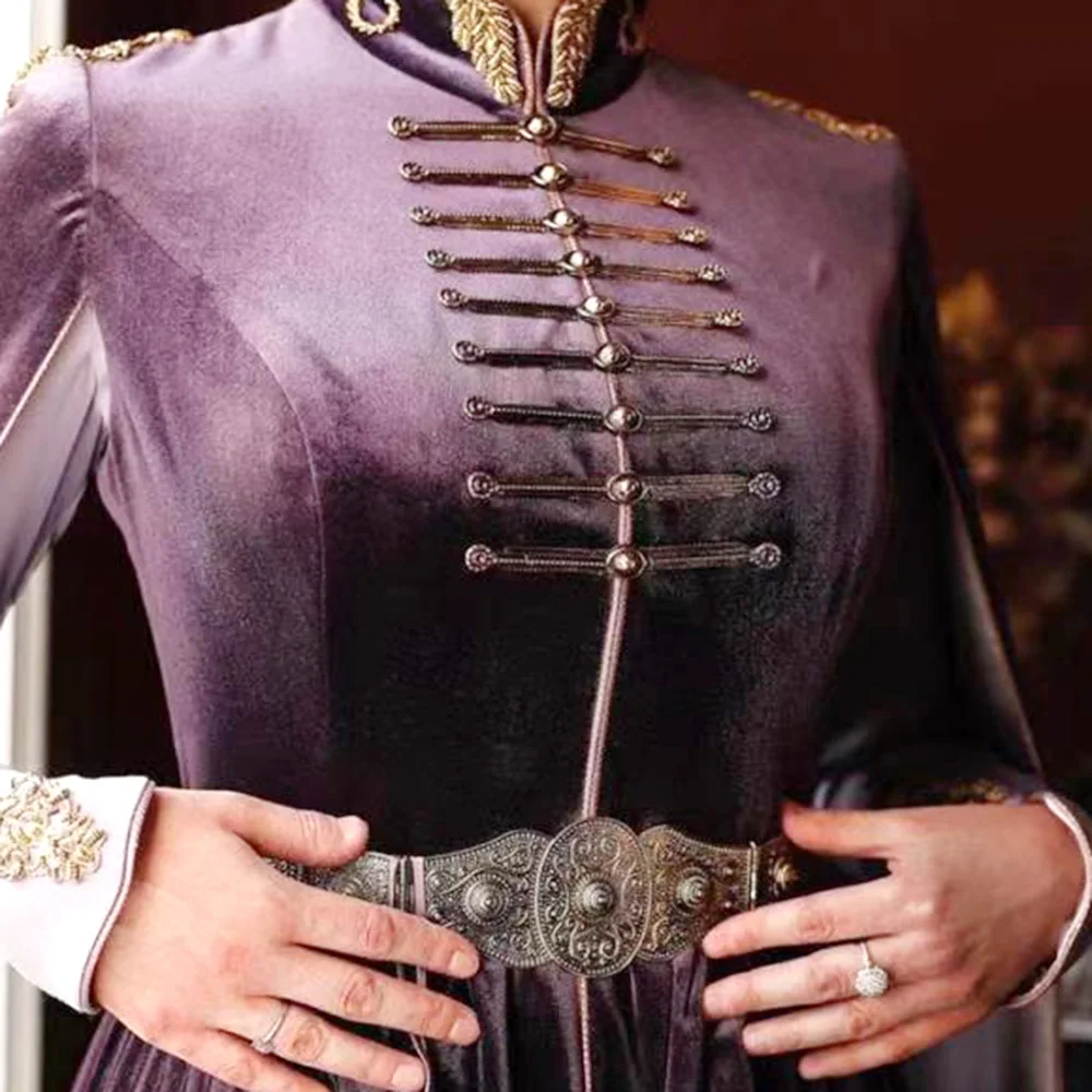 Sunspicems Retro Vintage Caucasus Waist Belt Breastplate Bib Sets for Women Antique Silver Color Dancer Jewelry Body Chain Gift