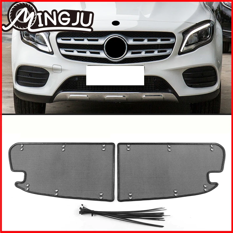 

For Mercedes Benz GLA X156 2017 2018 2019 H247 2020 2021 Grills Insect Net Condenser Protective Cover Anti Insect Sand Mesh