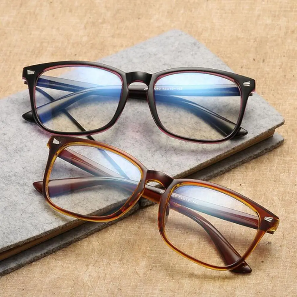 New Men Blue Light Blocking Reading Glasses Plane Surface Eyeglasses Frames Women Optical Lenses Computer Eyewear 2024 Fashion