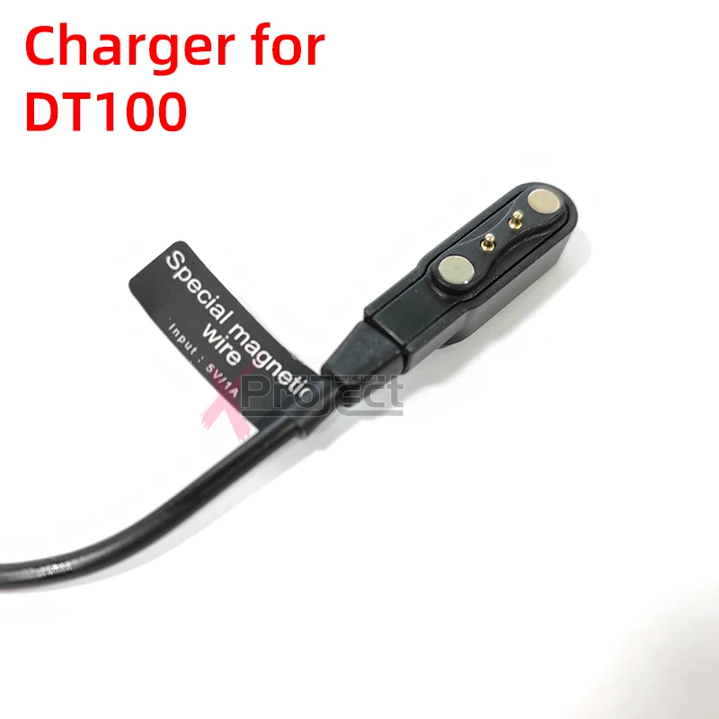 Magnetische ladegerät Kabel für DT100 smart watch DT100 SMARTWATCH männer frauen 2pin usb POWER Ladegerät Uhren Magnet Lade Ladegeräte