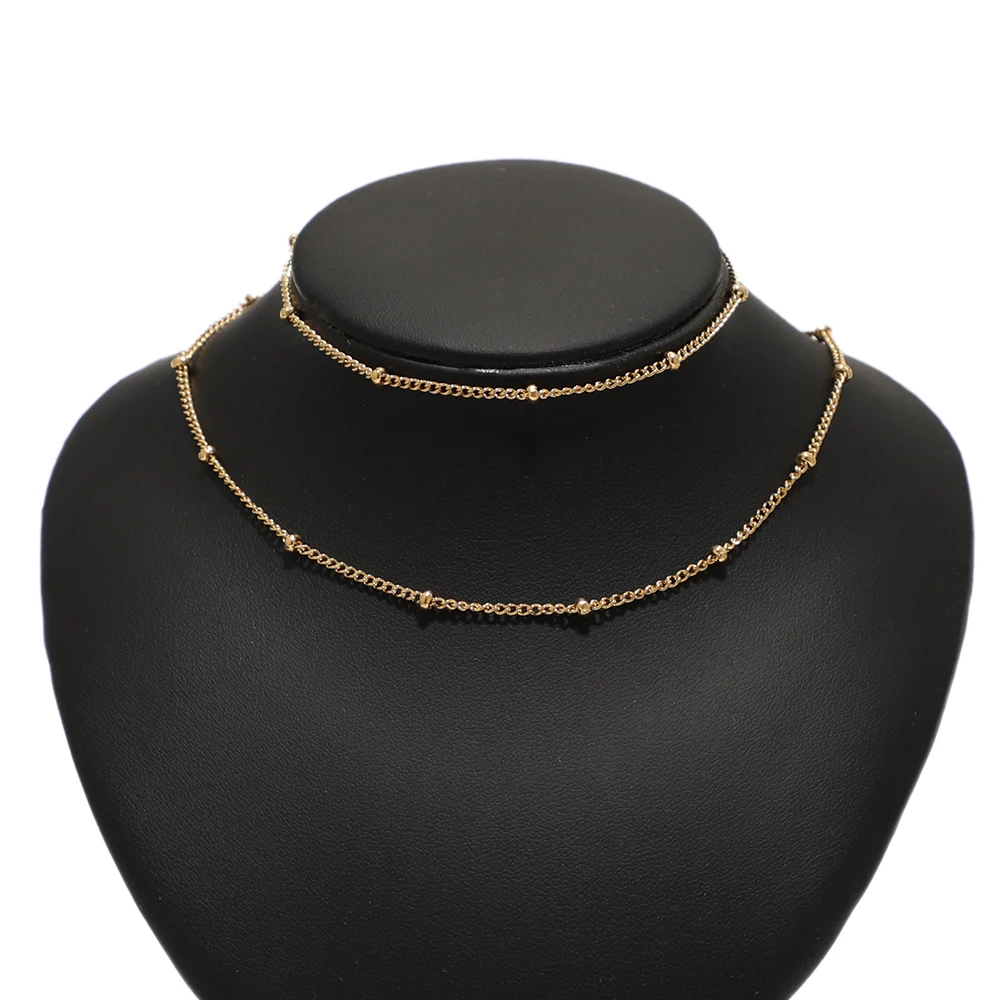2 Meter Edelstahl-Satellitenkugelketten für DIY-Schmuckherstellung, Halsketten, Armbänder und Körperketten – Detail 4