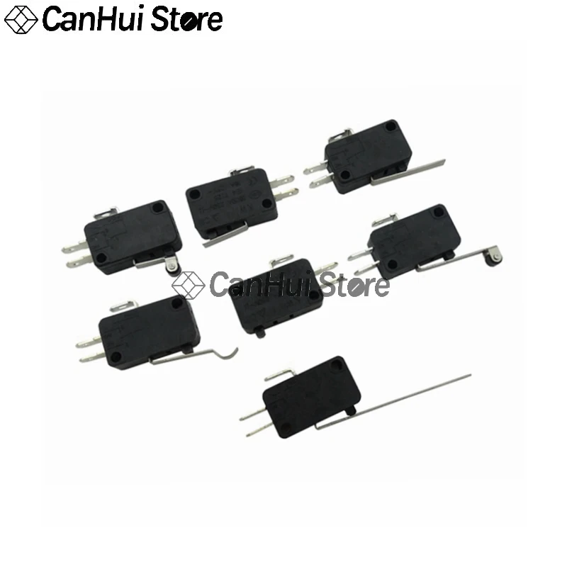 5PCS KW7 5A250V KW7-0-1-1I-2-3-5-9 Micro switch V-151/152/153/154/155/156-1C25/2C25/3C25 Momentary Micro Limit Switch