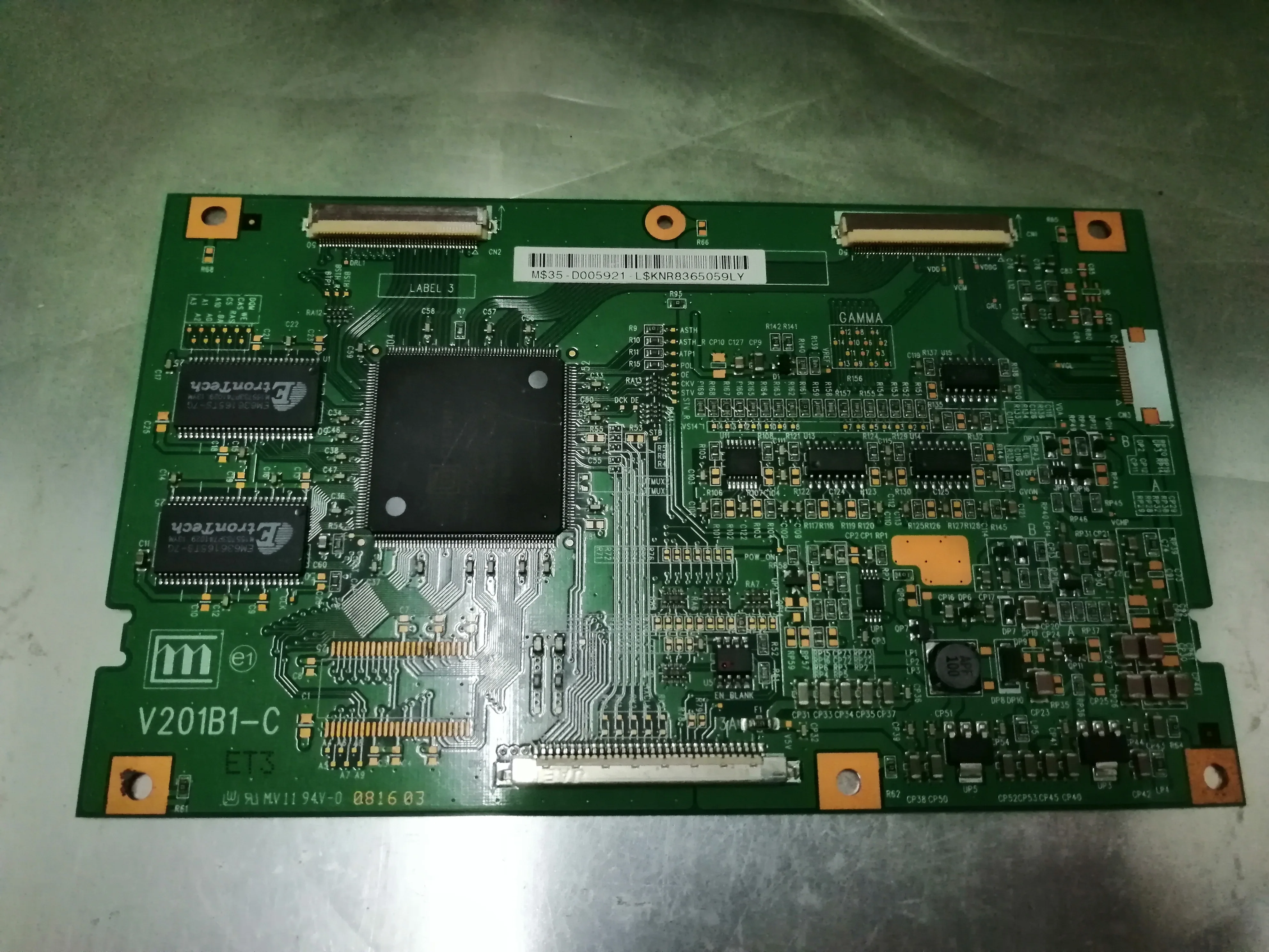 Oryginalny v201b1-c 34.7m tablica logiczna połączenia z T-CON connect board