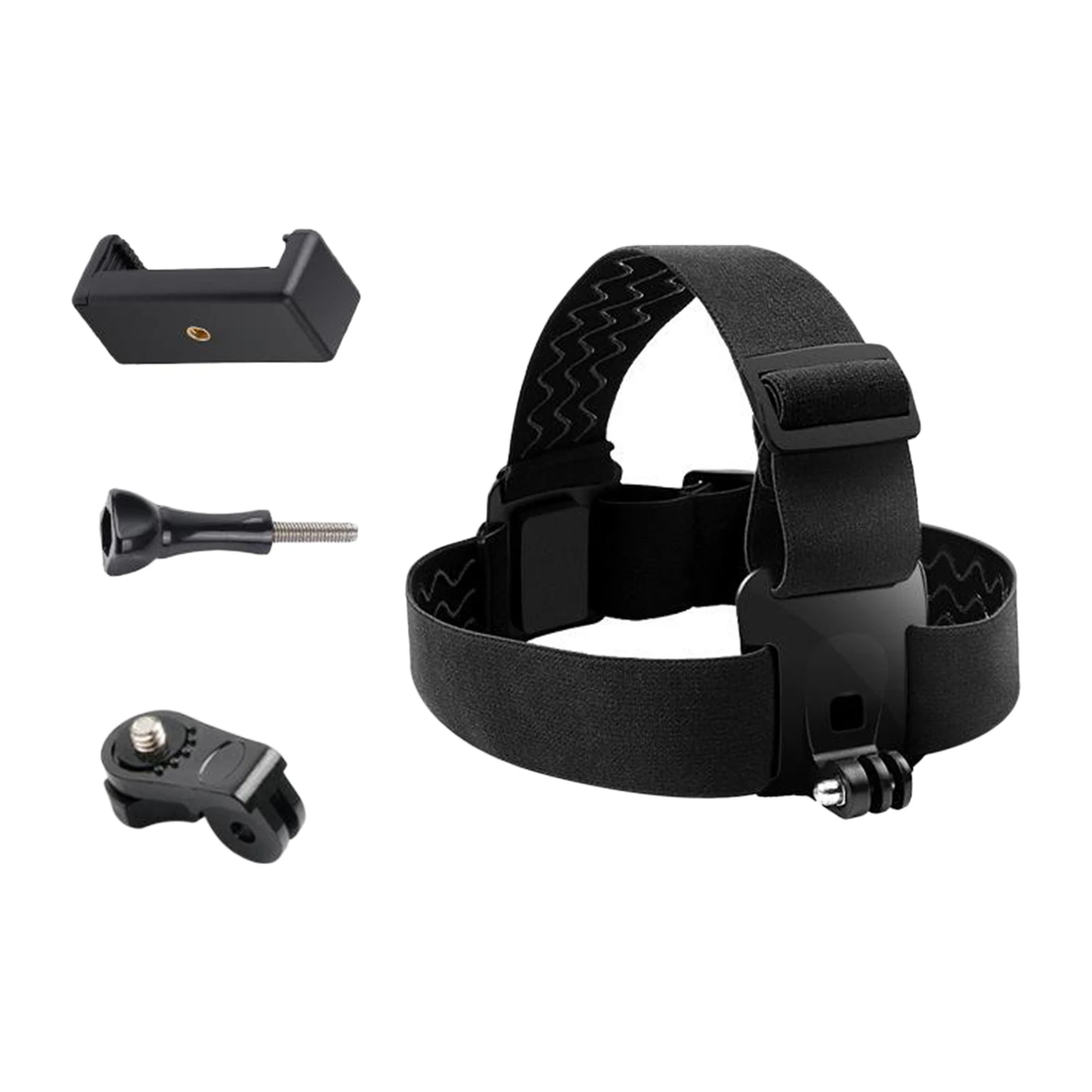 Head Band Phone Holder Head-Mounted Headband Mount Strap Adjustable Belt Cellphone Selfie Mount For 4.1-7.12 inches Smartphone