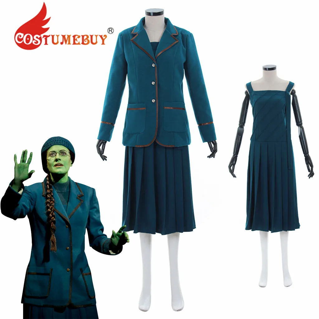 

CostumeBuy Elphaba Dress Costume Adult Women Fancy Hallweeen Suit Costume L920