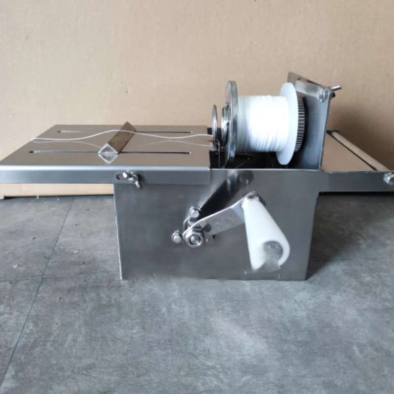 الفولاذ المقاوم للصدأ السجق الكمي آلة تقطيع 32 مللي متر/42 مللي متر عيار السجق الخافق التلقائي السجق ماكينة ربط