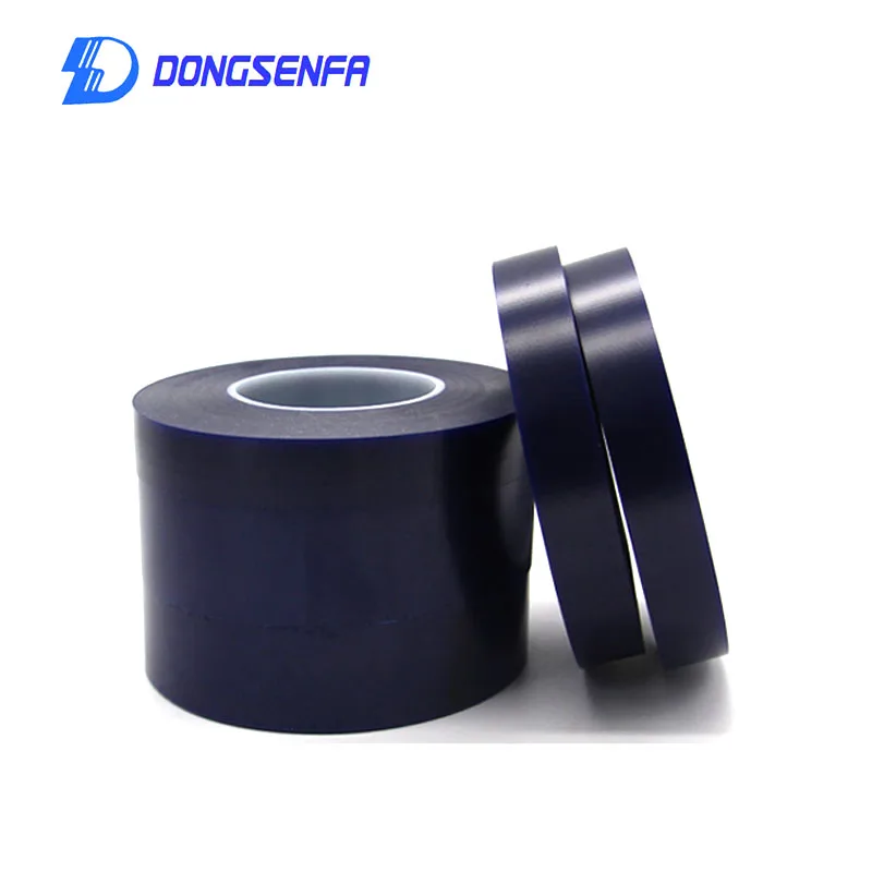 DONGSENFA 1PCS 100M PVC Placcato Blu Acido Nastro Ad Alta Temperatura di Base Pellicola Protettiva LCD Manutenzione Nastro