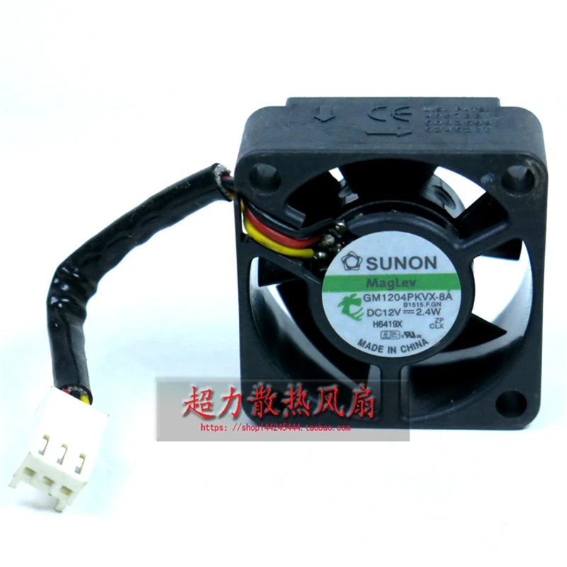 Original 4020 12V 2.4W magnetic levitation GM1204PKBX-8A mute 4 cm CPU server chassis cooling fan