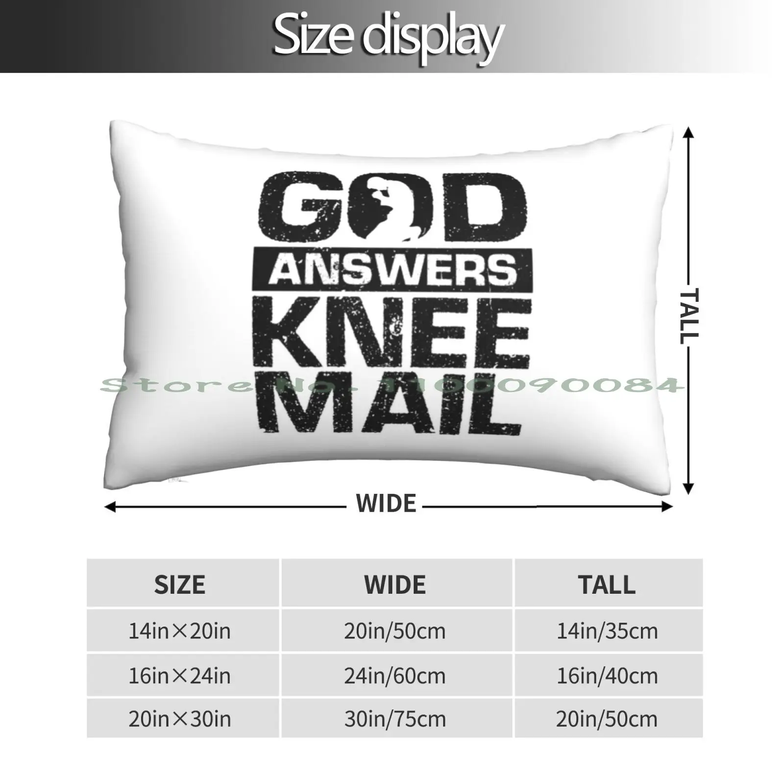 Funny Prayer Pun Inspirational Pray Quote Pillow Case 20x30 50*75 Sofa Bedroom Kraken Kraken Limited For Ice Hockey Players