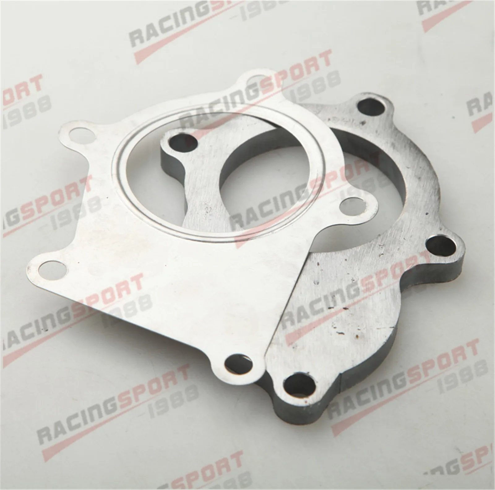 

T3 T3/T4 Turbo 5 Bolt Downpipe Exhaust Mild Steel Flange & Stainless Gasket