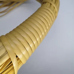 Tavolo giallo Rattan riparazione vimini piatto sintetico PE materiale di tessitura plastica per mobili sedia a maglia 500g