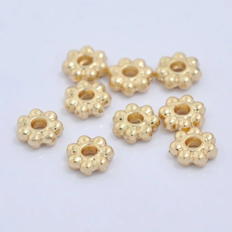 

Новинка JFE37: Золотые гальванизированные бусины-разделители «Снежинки и цветы сливы» для женских модных украшений и рукоделия