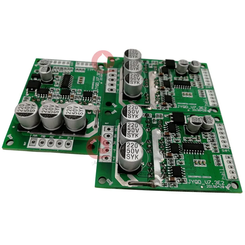 

3pcs /Lot Original JUYI BLDC Driver Board, JYQD_V7.3E2 DC12V-36V 500W High Power With PWM Controller for Hall Sensor BLDC Motor