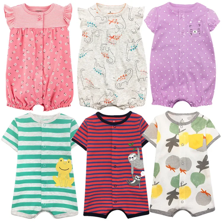 Ropa de algodón para bebé recién nacido, pelele para niño y niña, ropa para bebé, ropa para bebé pequeño, ropa para bebé de dibujos animados