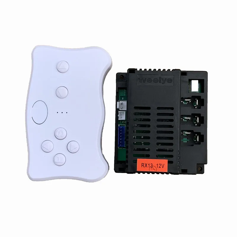 WEELYE – voiture électrique RX13 pour enfants, 12V, 2.4G, Bluetooth, télécommande et récepteur, pièces de rechange