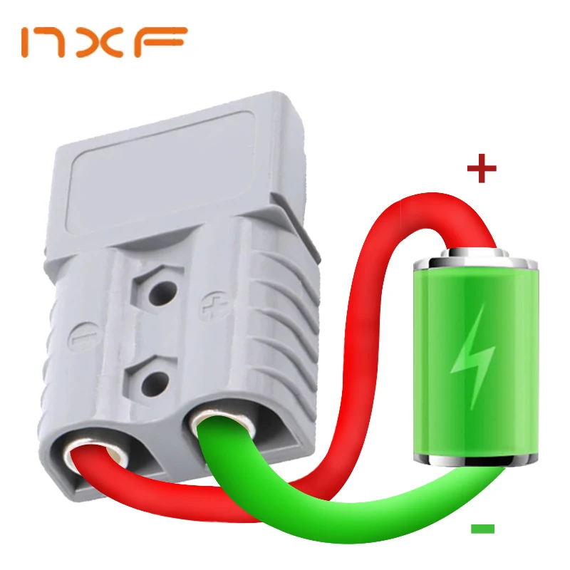 2/10/pcs/lot  Anderson 600V 50A 6 AWG Connector, Anderson plug, battery terminal, solar connector, Handle, Dustyproof cover