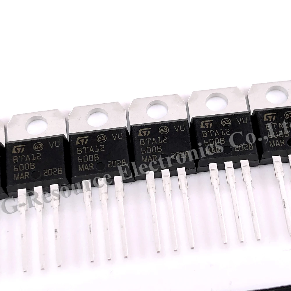 (10pcs) BTA12-600B TO-220 Bidirectional thyristor triode BTA12 TO220