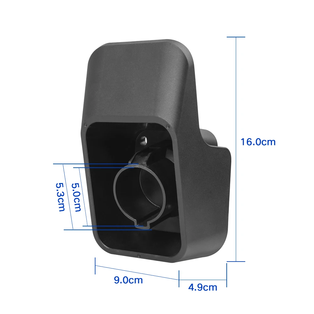 Dummy Socket For Electric Vehicle Handle Connector Waterproof EV Charger Cable Holster for Type1 SA E J1772 Plug Holder AC