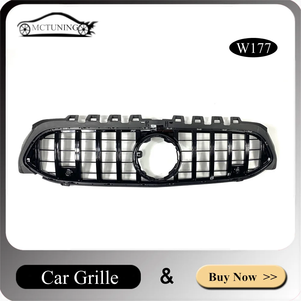 

For A-class W177 A200 A180 A260 2019+ Sports Models Modified Front Racing Grille Car Accessories Parts