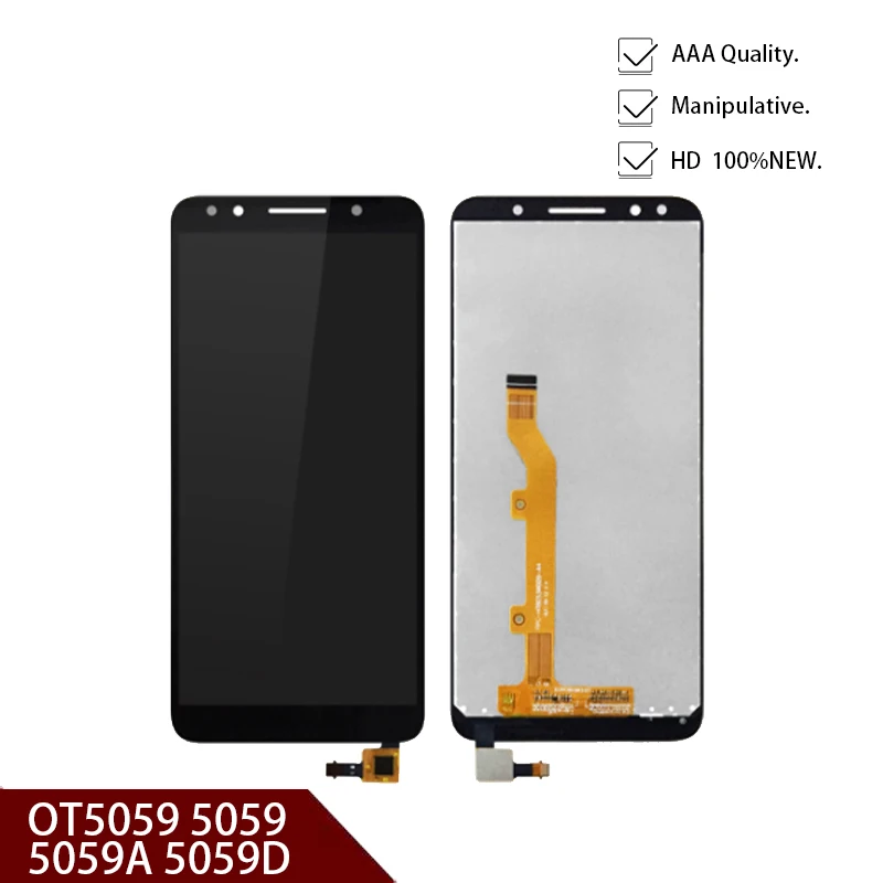 

5.3''For Alcatel 1X OT5059 5059 5059A 5059D 5059I 5059J 5059T 5059X 5059Y LCD Touch Screen Digitizer Glass LCD Display Assembly