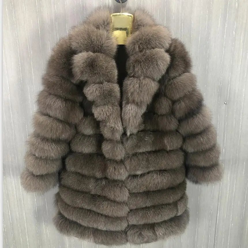 Detachable Real Fox Fur Jacket for Women, Detachable Vest, Removable Transform, Thick Warm Coat, Solid Fur Jacket, Luxury Fashio