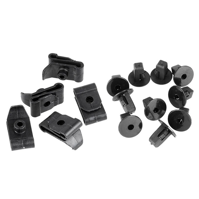 20Pcs Fender Liner Screw Grommet Fastener Rivet Push Clips Retainer For Toyota 4Runner Avalon Camry & 10Pcs Fender Liner Nut Fas