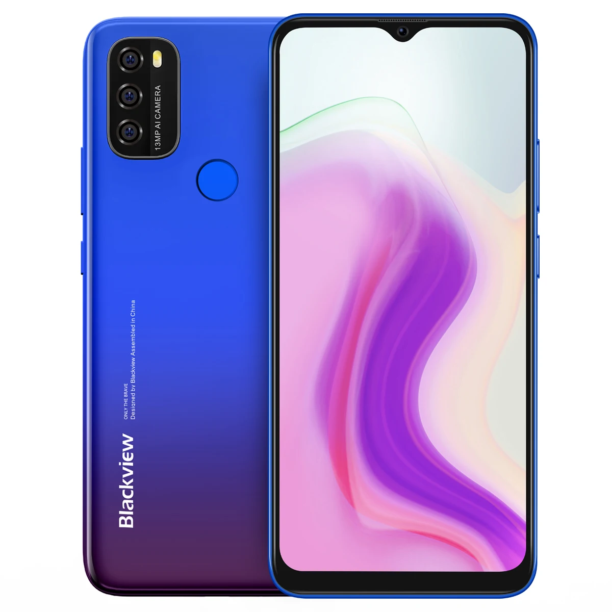 Blackview-teléfono inteligente A70 con Android 11, pantalla de 6,52 pulgadas, Octa Core, 3GB de RAM + 32GB de ROM, 5380mAh, cámara trasera de 13MP,