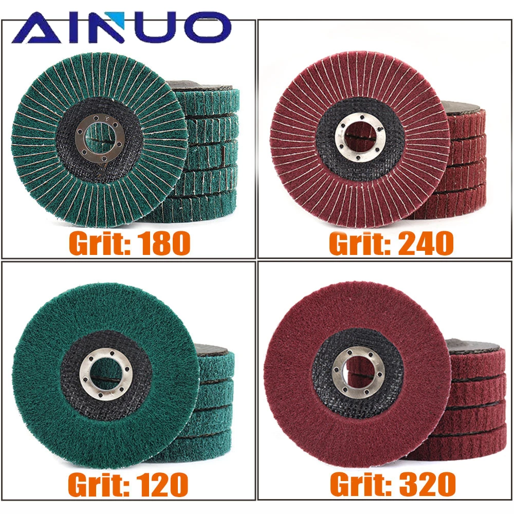 125mm Nylon Fiber Flap Polishing Wheel 5