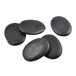 7pcs Natural Energy Massage Stone Set Hot SPA Rocks Basalt Stone 3*4cm Size Therapy Stone Pain Relief Health Care