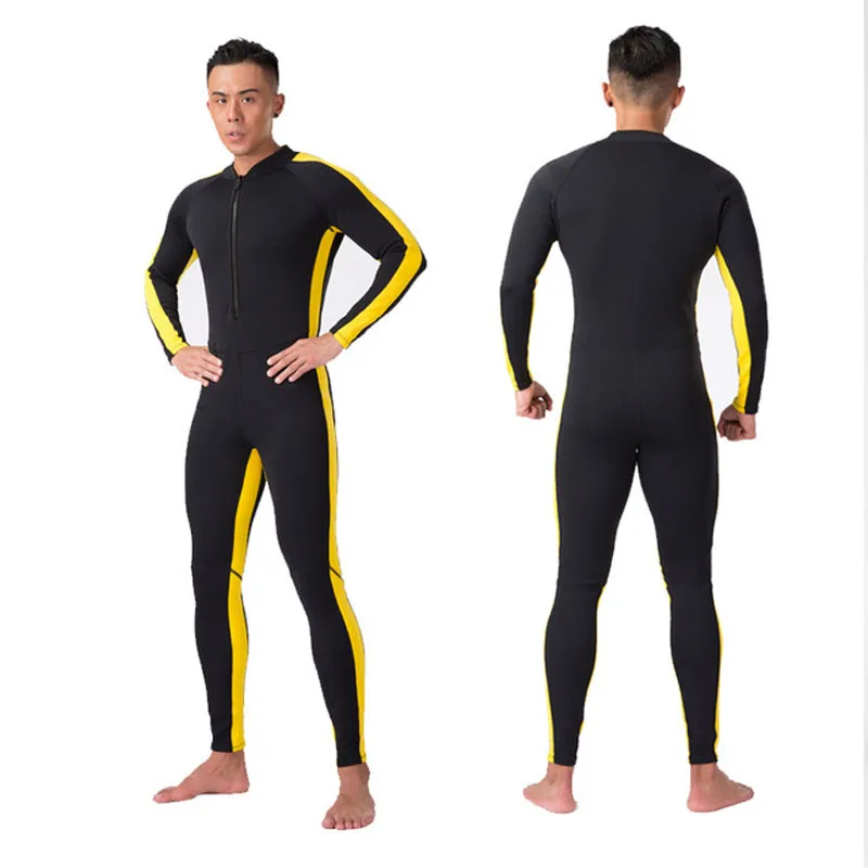 New diving suit male 2MM snorkeling warm winter swimming cold-proof equipment surfing suit one-piece wetsuit jellyfish suit