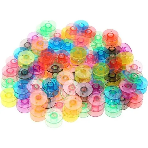 Hodbehod Home Type Family Sewing Machine Colorful Plastic Bobbin 50 Pcs