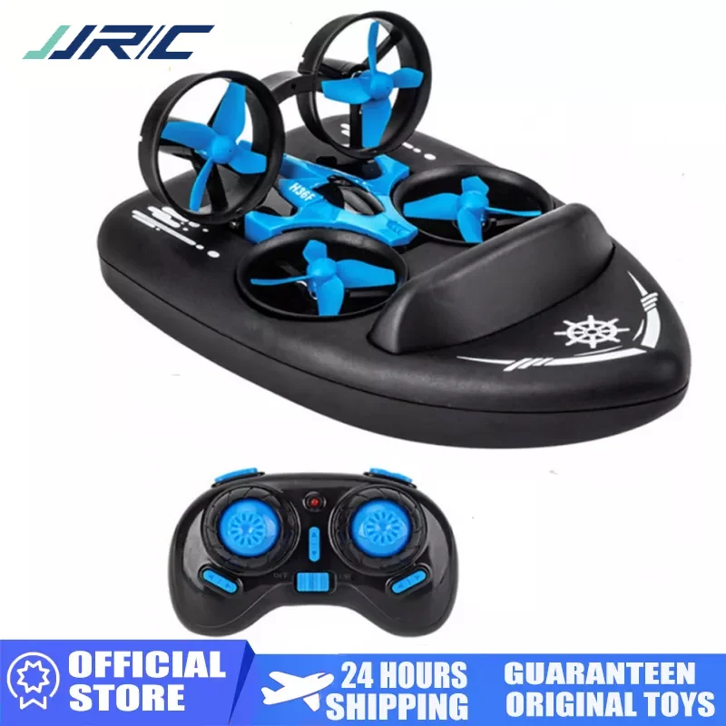 JJRC H36F Terzetto 1/20 2.4G 3 w 1 RC pojazd latający Drone lądowej łodzi dziecko Mini dron zabawkowy Model RTR VS E016F zmodernizowany H36