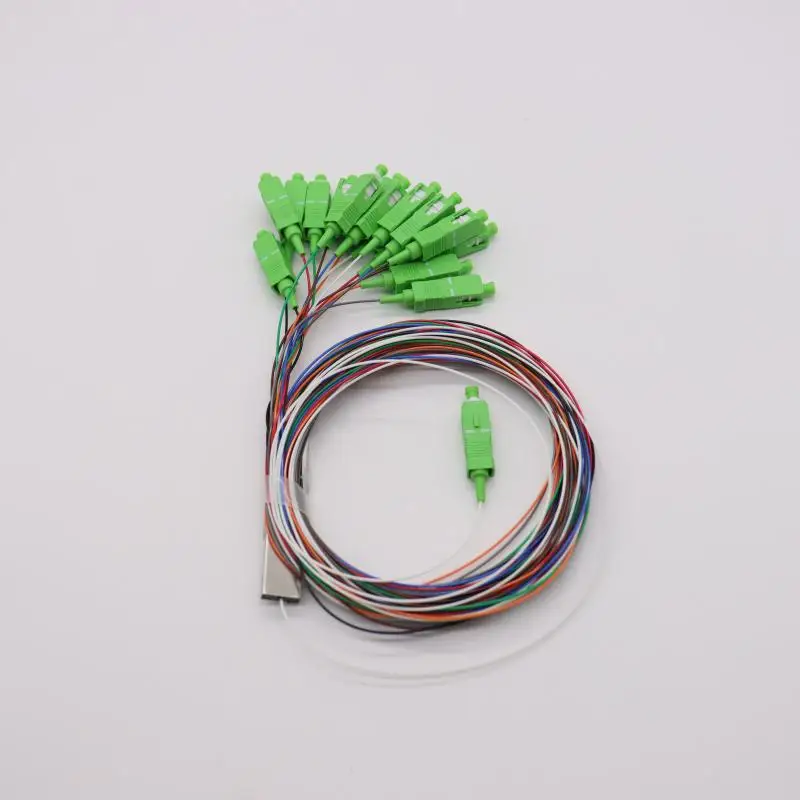 

Free shipping 5 PCS/Lot 1X16 PLC Fiber Optic Splitter Color SC/APC SM 0.9mm G657A1 PVC 1m FTTH Fiber Optic Splitter Unequal