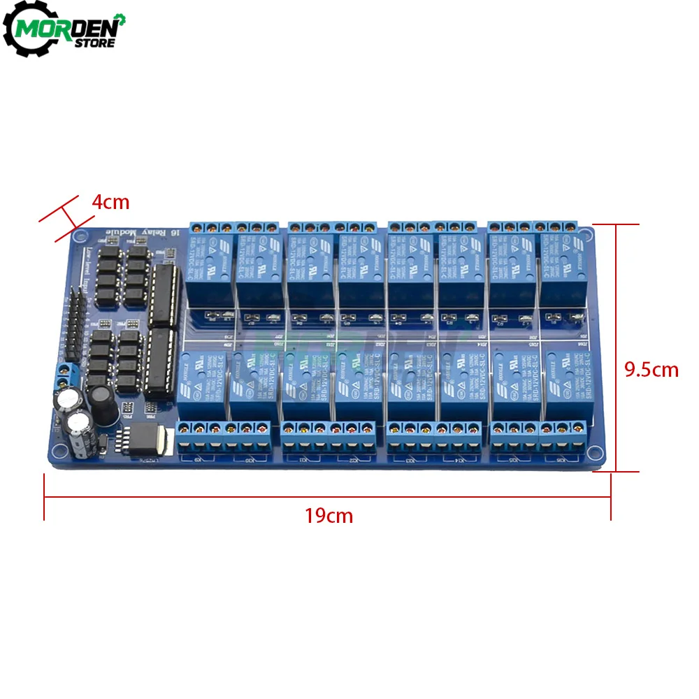 8/16 Channel Relay Is Ethernet Controller Board. RJ45 Interface Ethernet Control Module Lan Wan Network Web Server  Port