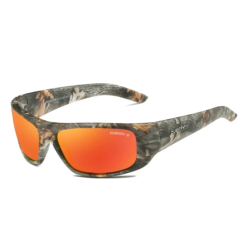 Sports Polarized Camo Sunglasses Fishing  Men UV 400 PC Frame Outdoor Driving Camping Cycling Eyewear Glasses