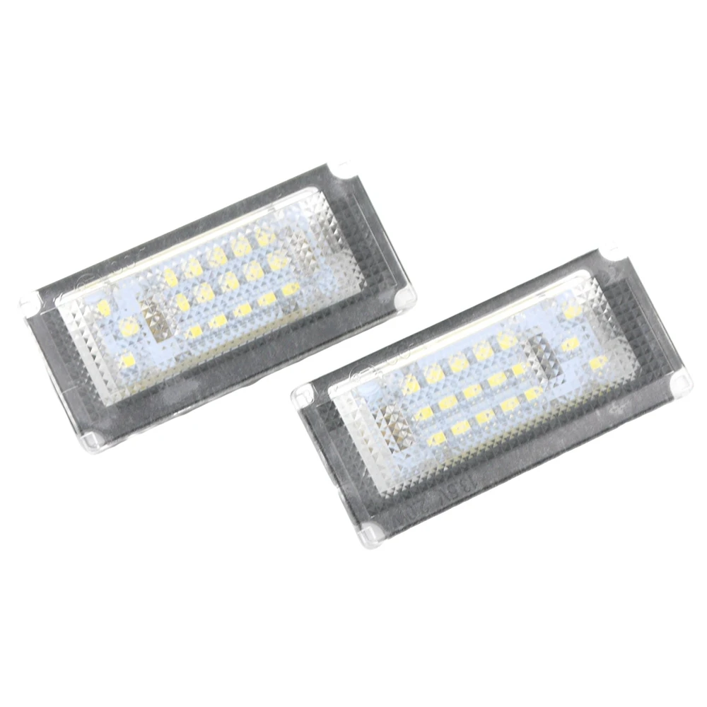 Eonstime 2PCS 18 LED License Plate Lights Lamp for BMW Mini Cooper Convertible R50 R52 R53 2004-2008 12V 6000K White