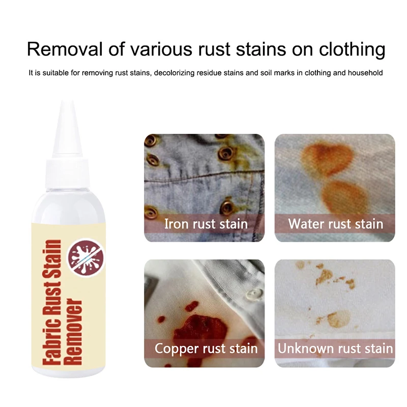 Hot Multifunctional Clothes Rust Remover Household Clothes Tools Strong Decontamination and Rust Remover Laundry Stain Removers(