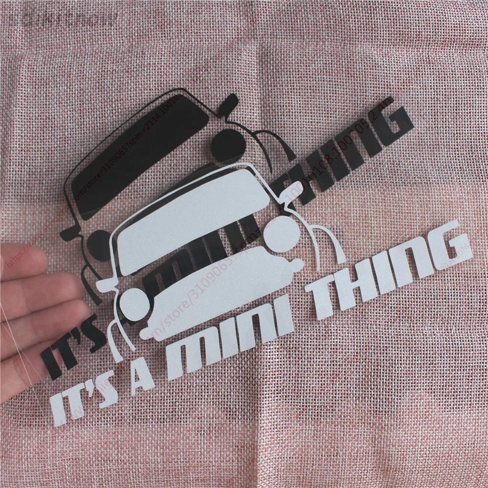 20x8cm It Is a mini Thing Decal Sticker Styling Window Door Body Decoration For BMW mini Cooper R50 R52 R53 R56 R57 R58 R60