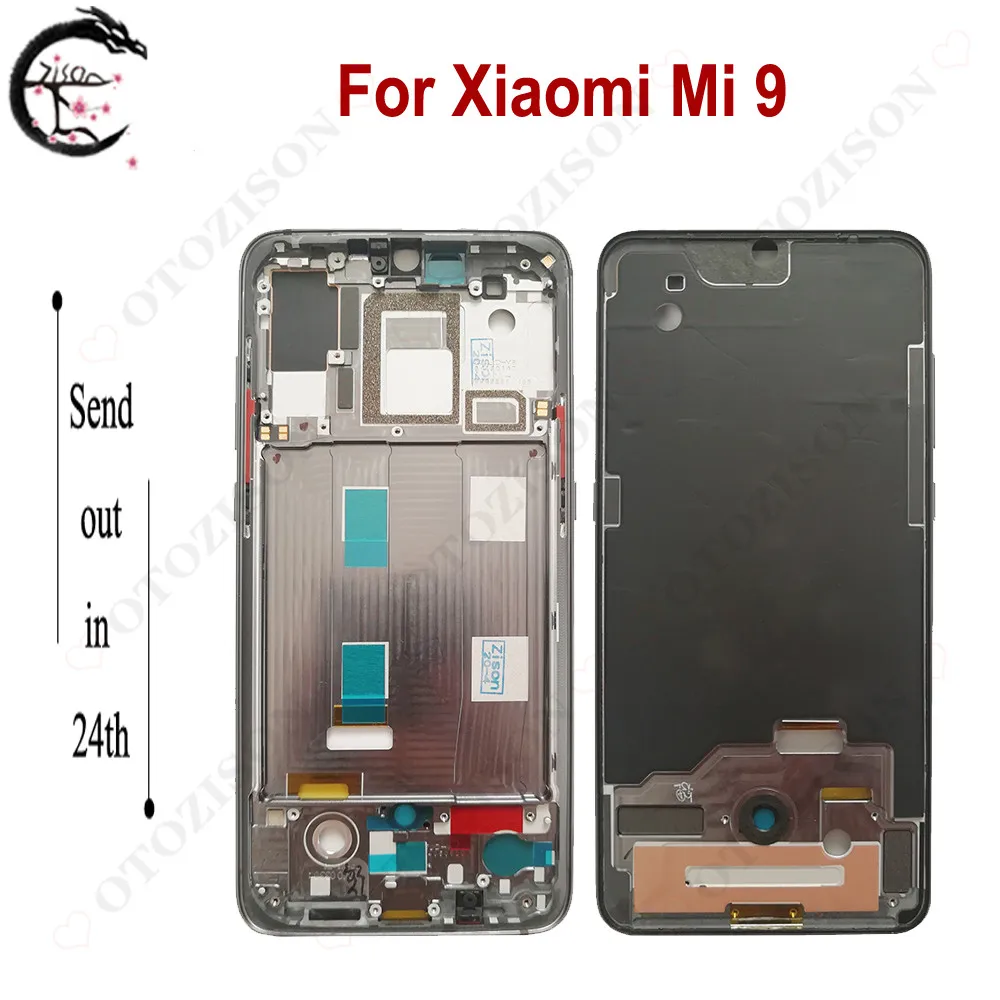 Mi 9 pro Middle Frame For Xiaomi 11 Lite 4G 5GMiddle Frame 9 SE 9T 10T Pro Housing front Cover Mi 8 Lite Phone frame Replacement