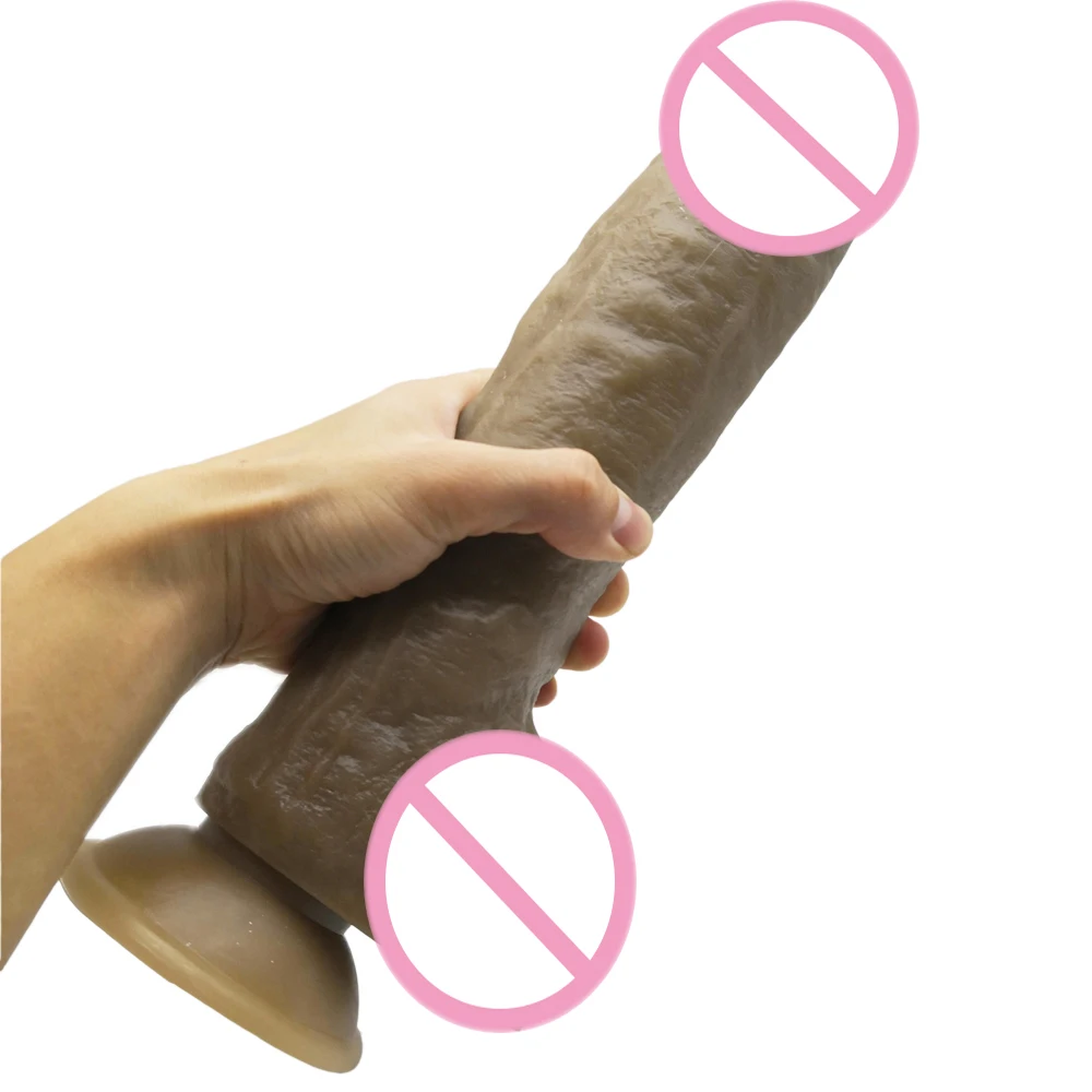 32*6.5cm Super Huge Dildos Thick Giant Dildo Realistic Anal Butt with Suction Cup Big Dick Dong Soft Penis Sex Toy For Women