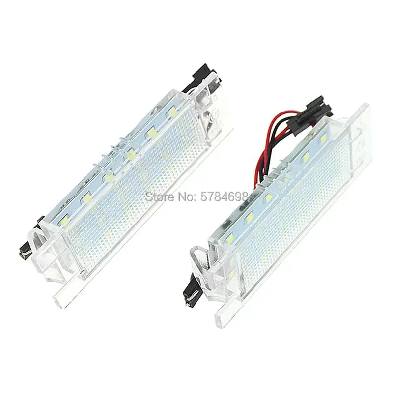 2PCs Canbus Led Number License Plate Lights Lamps & Bulbs For Alfa Romeo 147 156 159 166 Giulietta Mito GT Spider MiTo