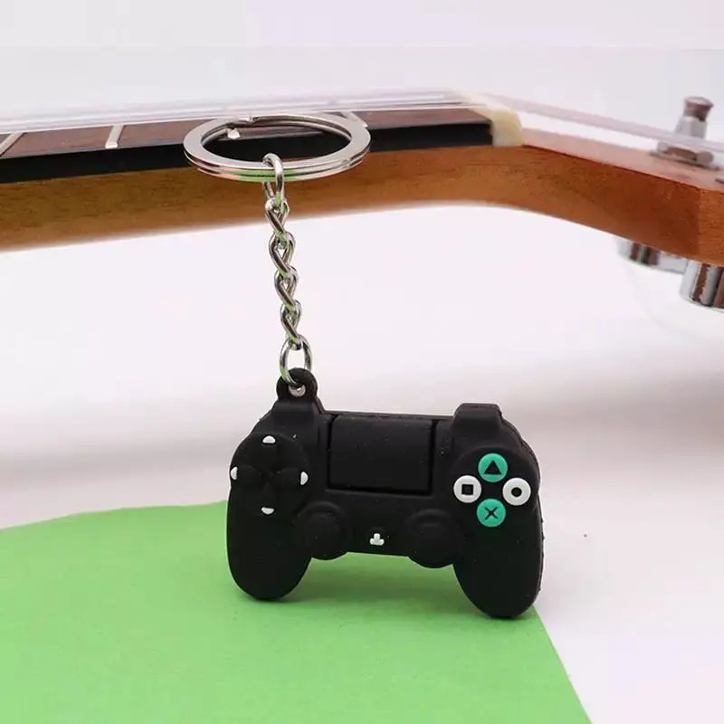 New Cute Men's Video Game Handle Keychain Couple Joystick Machine Key Chain Ring for Boyfriend Key Holder Trinket Gift Wholesale