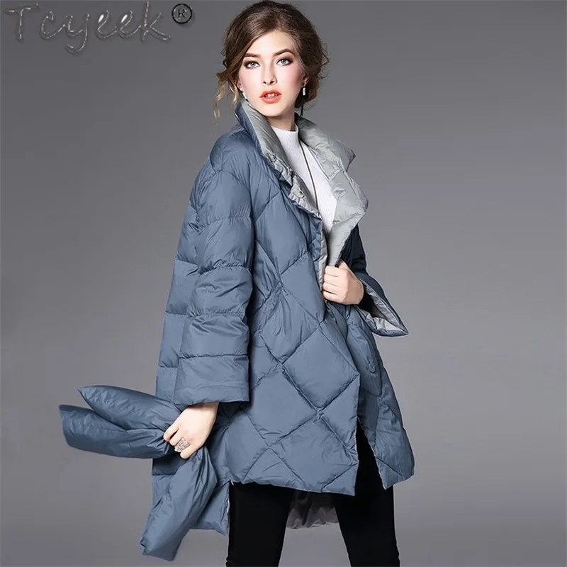 Fashion Women's Down Jacket Warm 90% White Duck Down Coat Female Korean Autumn Winter Parkas Woman 2021 Mujeres Abrigos 3