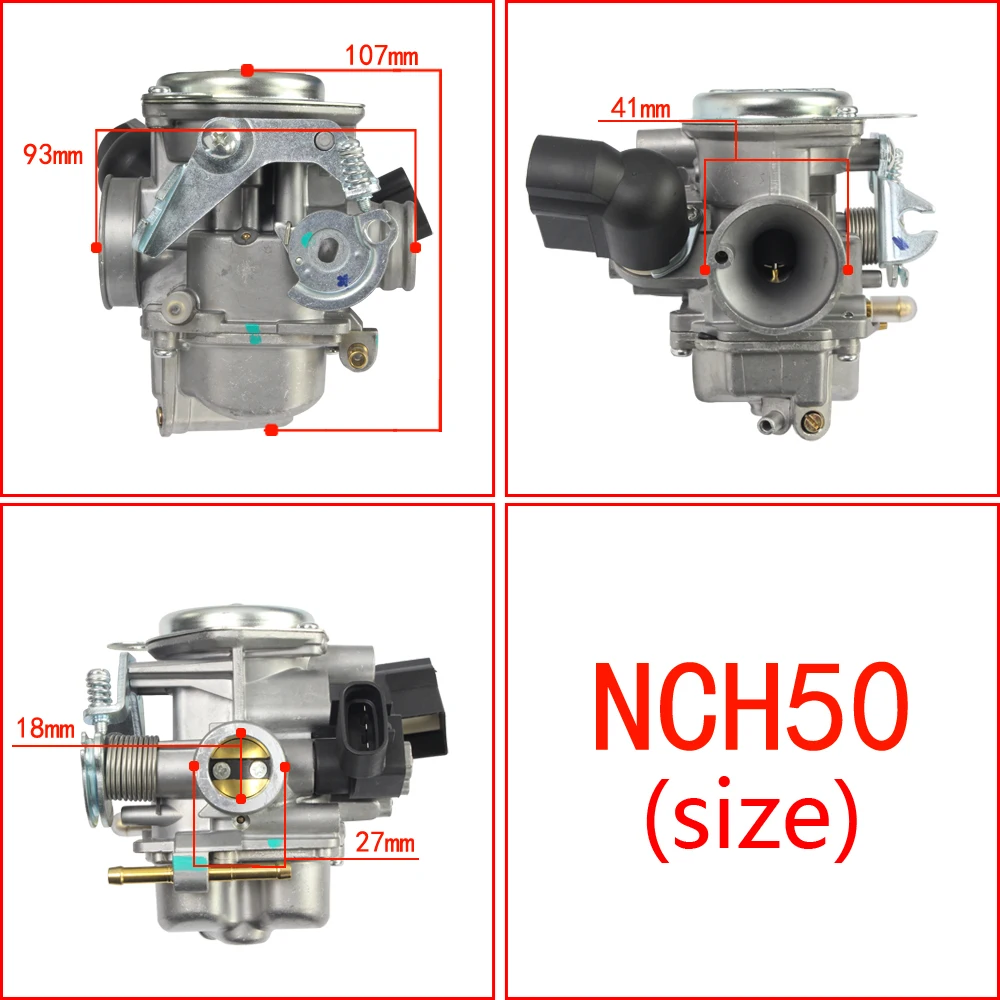 Carburetor For Honda DIO50 GIORNO VISION TODAY50 NCH50 NSC50 NCH50 NVS50 NSK AF56 Motorcycle 2008-2019