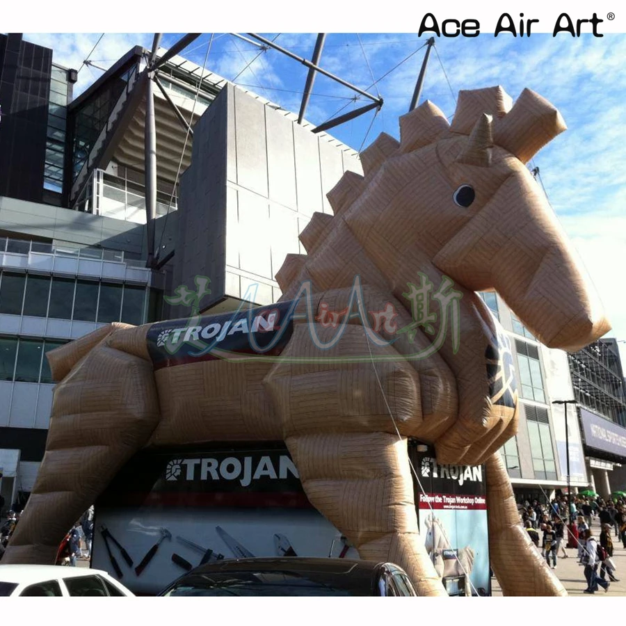 Factory Inflatable Trojan Horse/3/4/5mH Inflatable Products /Giant Outdoor Inflatable Animal Model For Exhibition Made In China