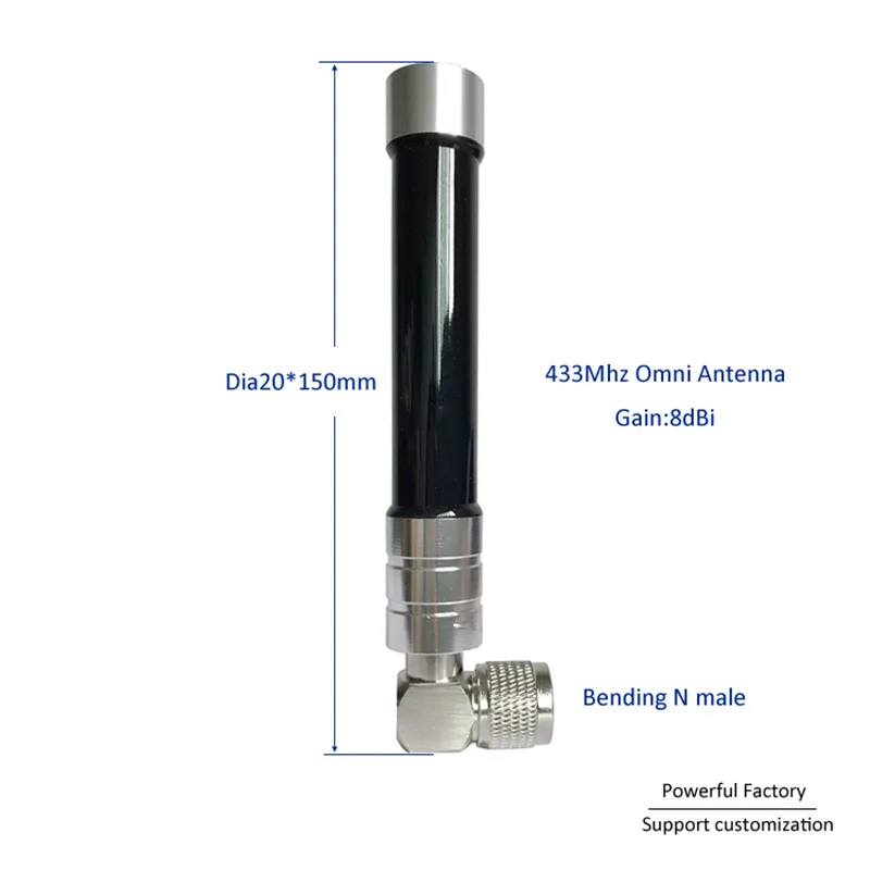 

External 433Mhz Antenna Omni Outdoor Antenna 400-470Mhz Fiberglass Antenna 1PCS