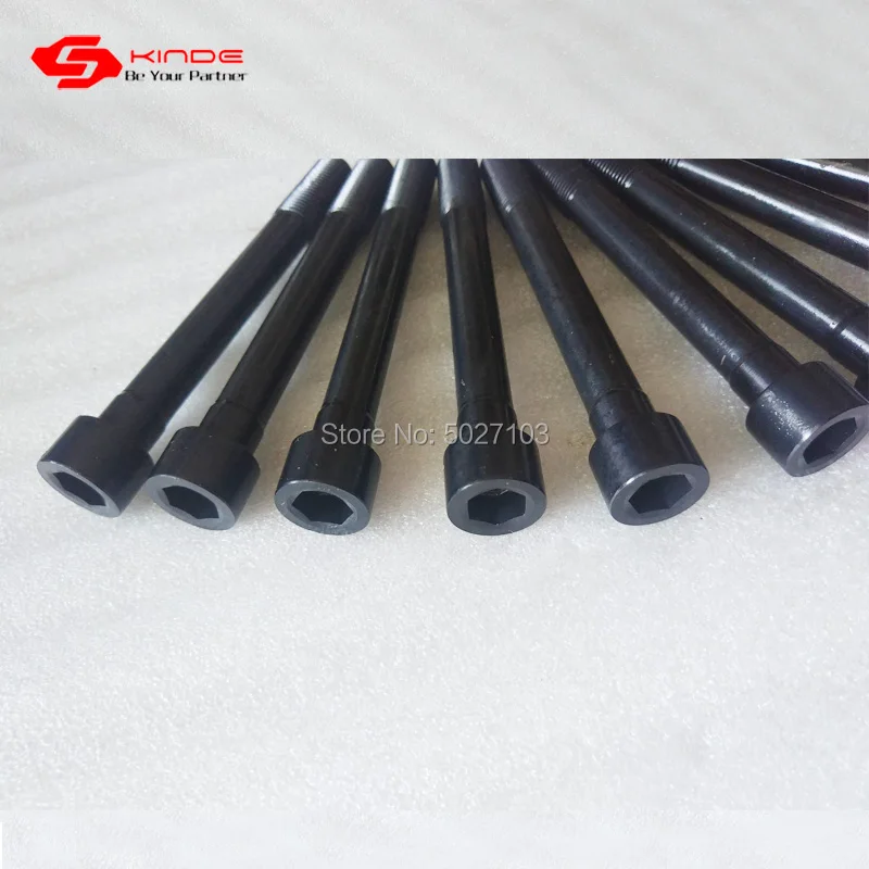 Susirick 4D56T D4BH D4BA 4D56 cylinder head bolts for Hyundai h100 H1 for Mitsubishi Pajero Galant L300 L400 cylinder bolts