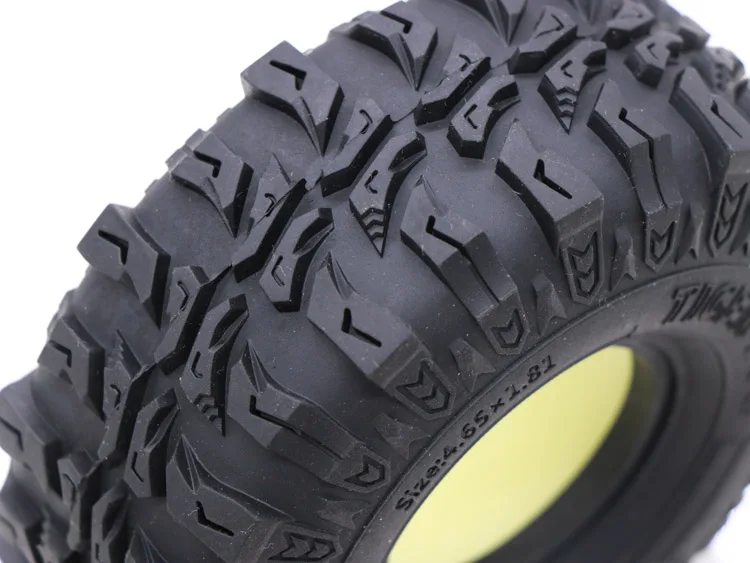 TigerDog 1,9 Zoll ultraweicher Simulations-Kletterreifen passend für 1:10 RC Kettenfahrzeug Trx-4 scx10 90046 D90 D110 rc4wd
